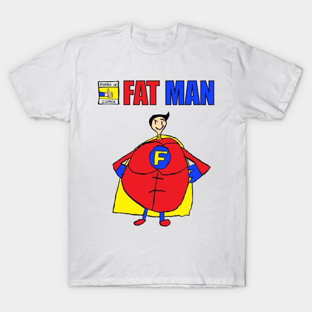 Fat Man The Sumo Wrestler By Lucas Lockhart T-Shirt by Alister Lockhart